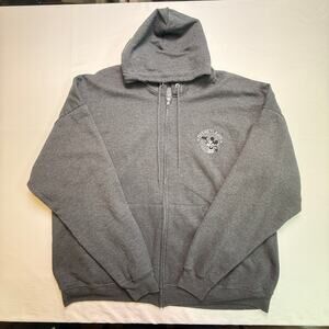 Disney Hoodie Size 3XL Disney World Parks Land Gray Zip Sweater Mickey NWOT